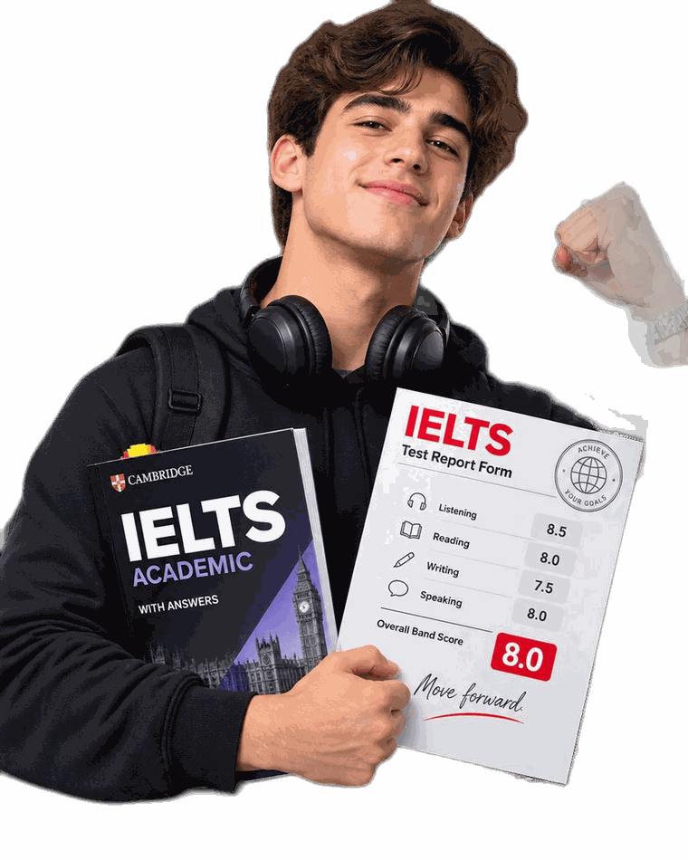 Estudiante certificándose en IELTS en Hayim School