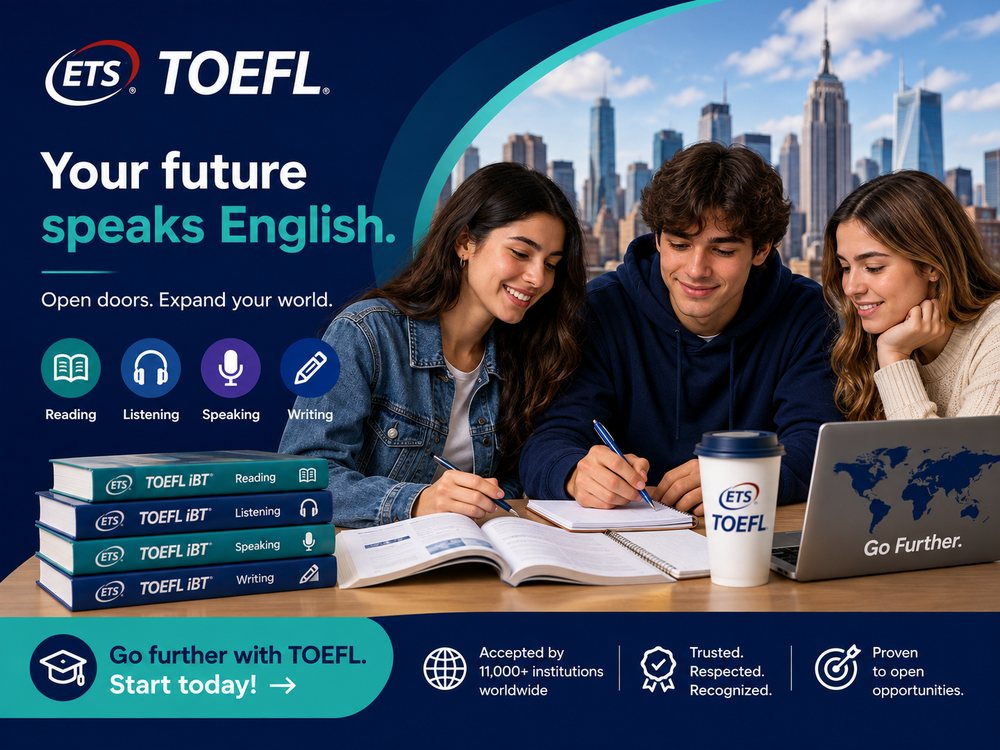 Da el siguiente paso hacia tu futuro con el TOEFL
